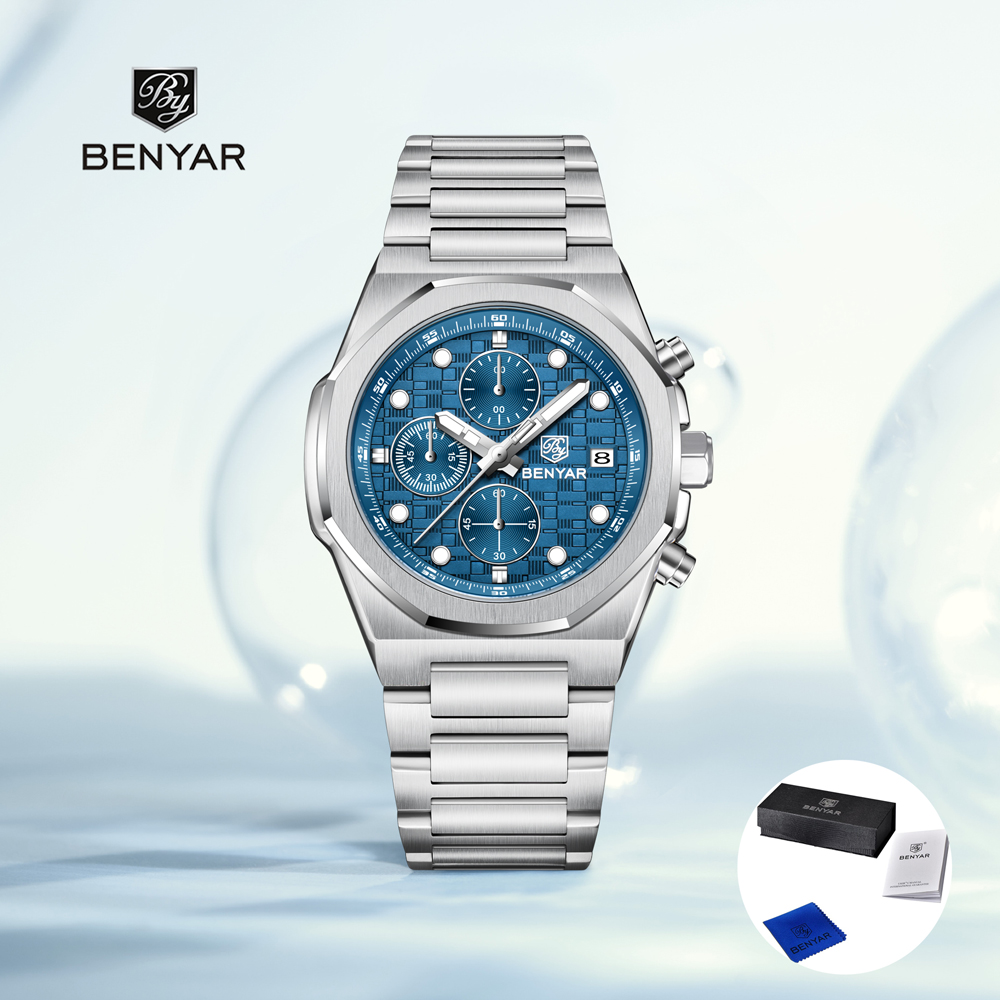 Luxury Watch Life - 2025 novos relógios masculinos benyar topo