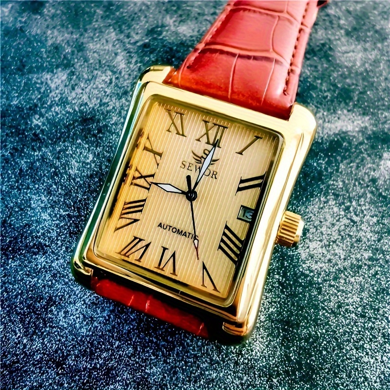 Luxury Watch Name Brands - Relógio Quadrado Estilo Punk de Luxo