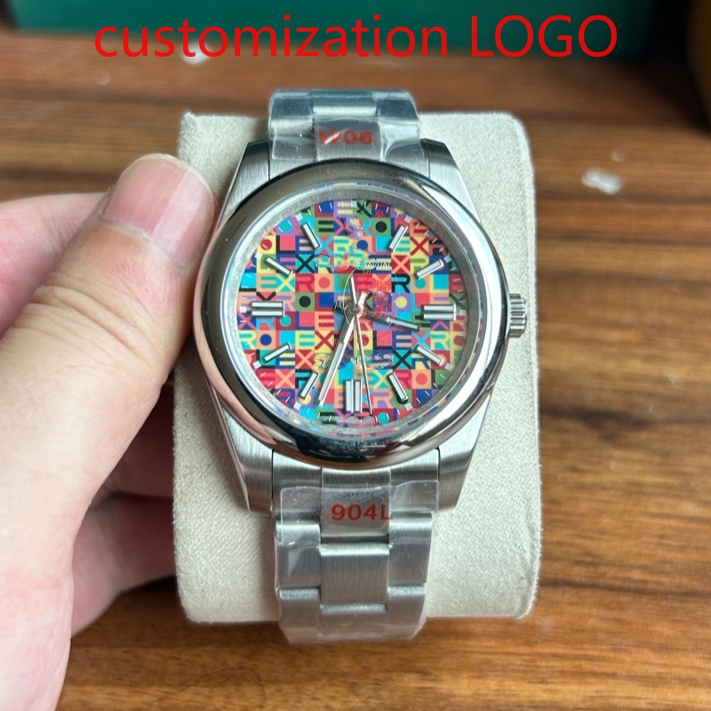 Luxury Watch Life - Relógio de Luxo Colorido com Movimento