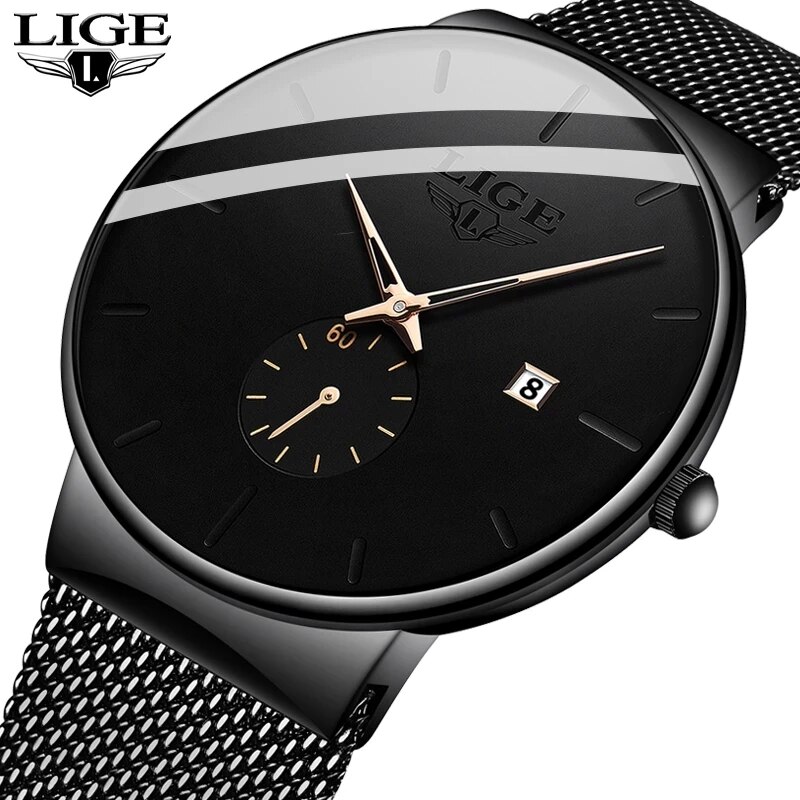 Luxury Watch Magazine - LIGE Moda Mens Relógios Top Marca
