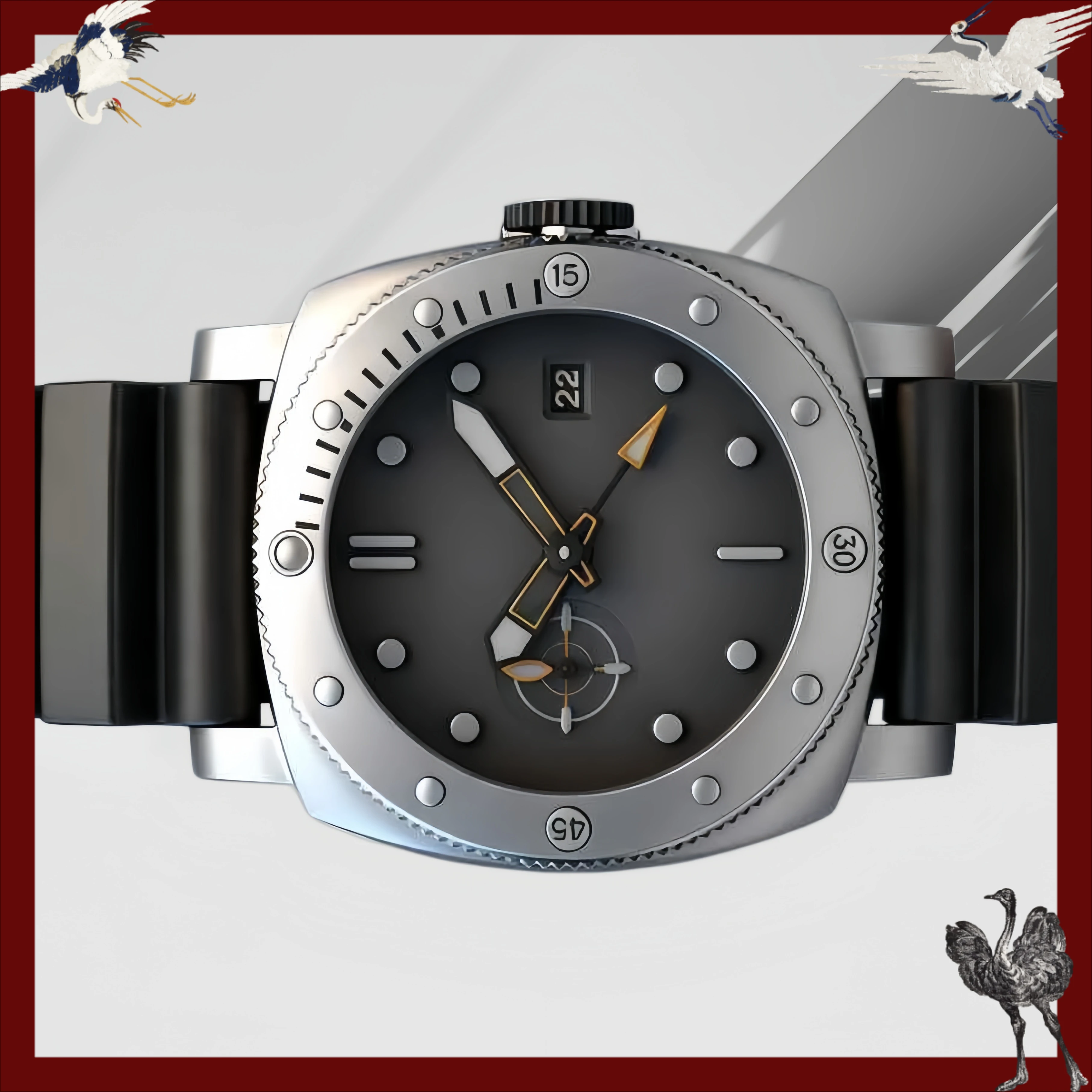 Luxury Watch Store - Relógios Personalizados A1212 46mm para Homens