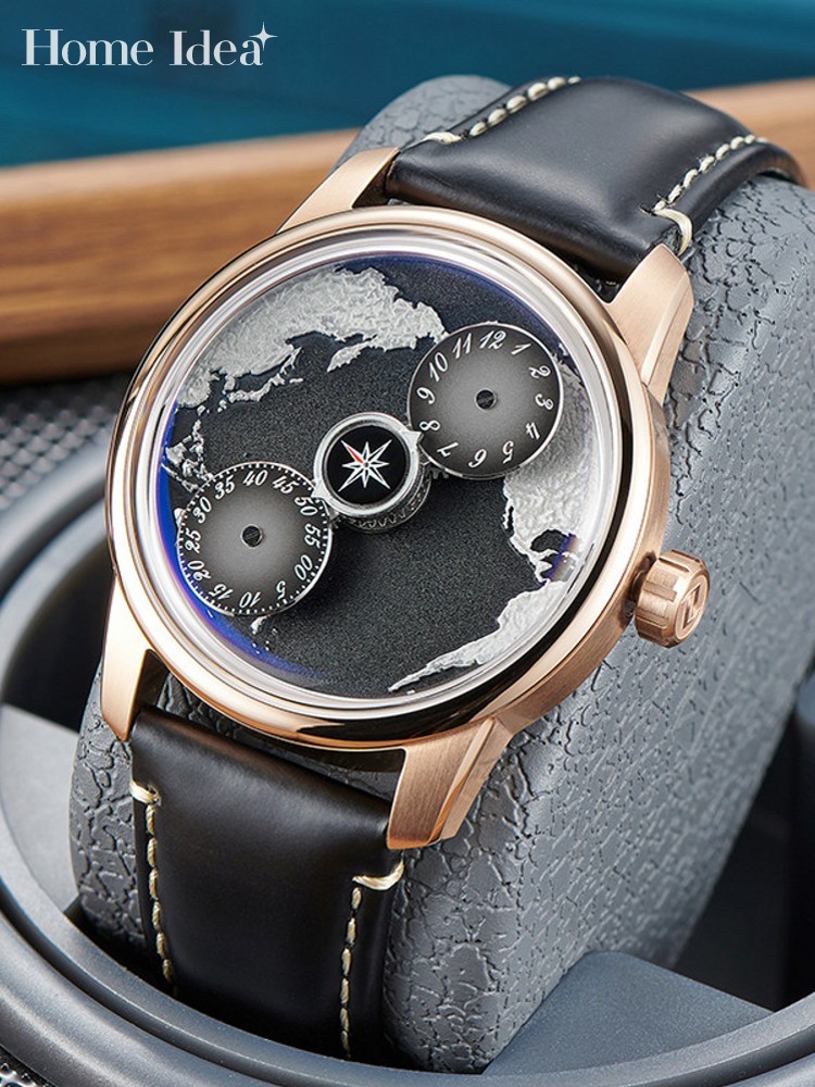 Compass Watch Luxury - Relógios de Pulso Mecânicos Automáticos Casuais