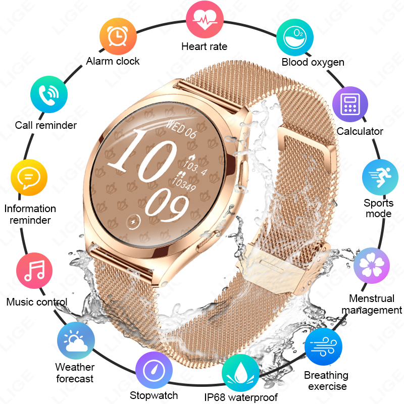 Compass Watch Luxury - Relógio Inteligente de Luxo LIGE para