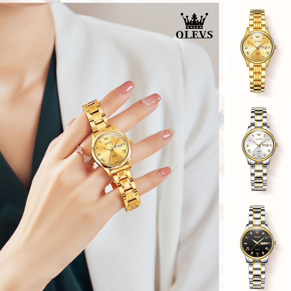 OLEVS-Relógio de Quartzo Imper - Luxury Watch Moon Phase avaliação e preço