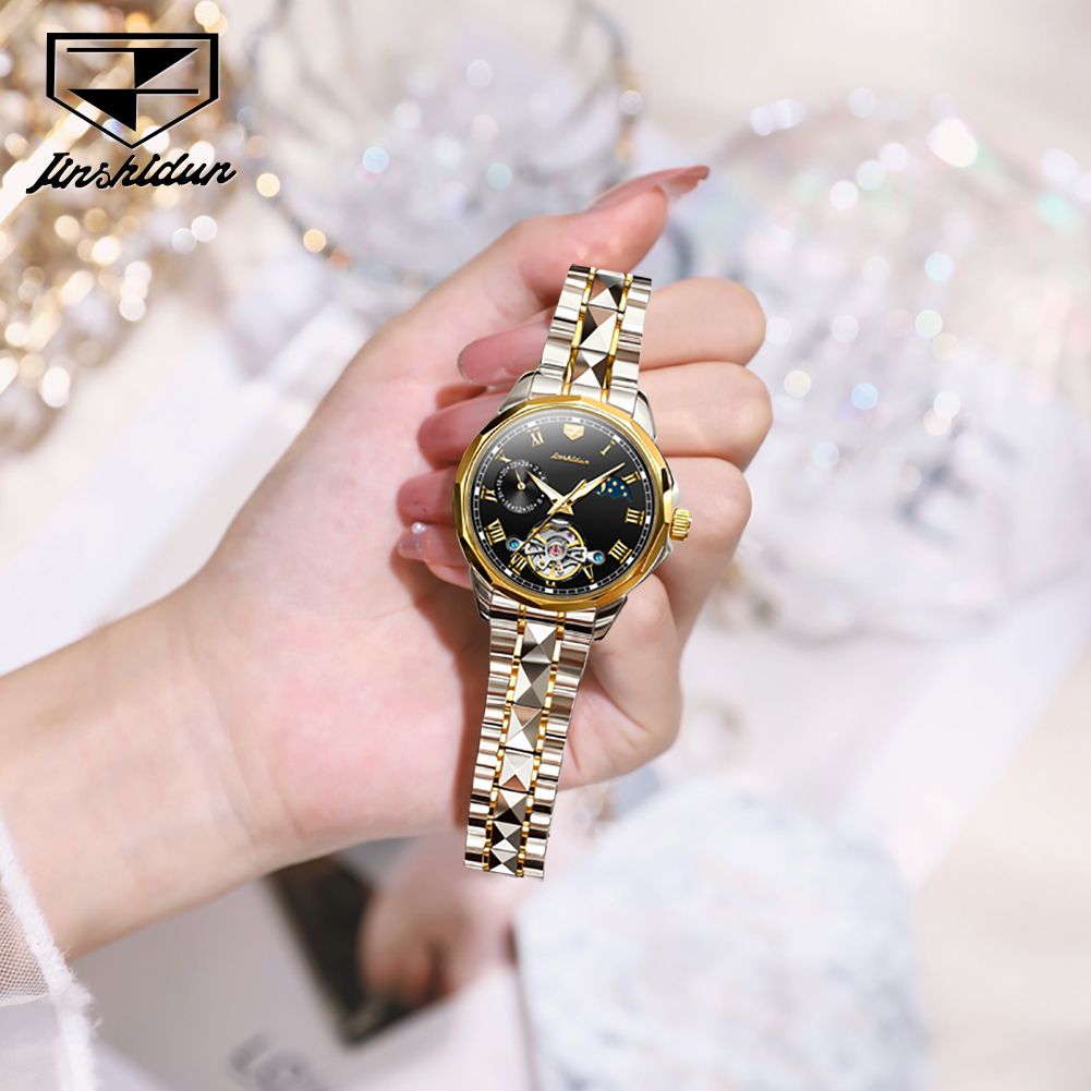 Relógios Femininos JSDUN 8937, - Luxury Watch Moon Phase avaliação e preço