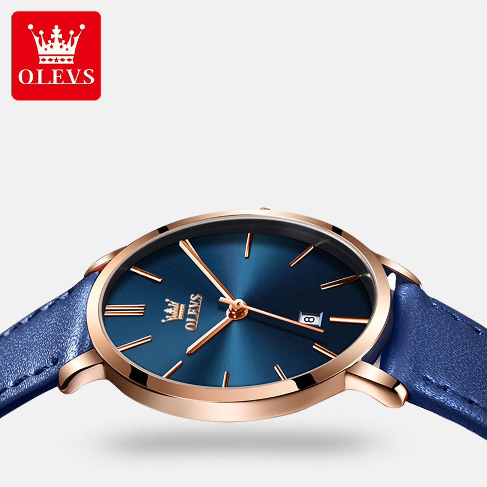Olevs moda ultra fino relógios - Luxury Watch With Leather Strap avaliação e preço