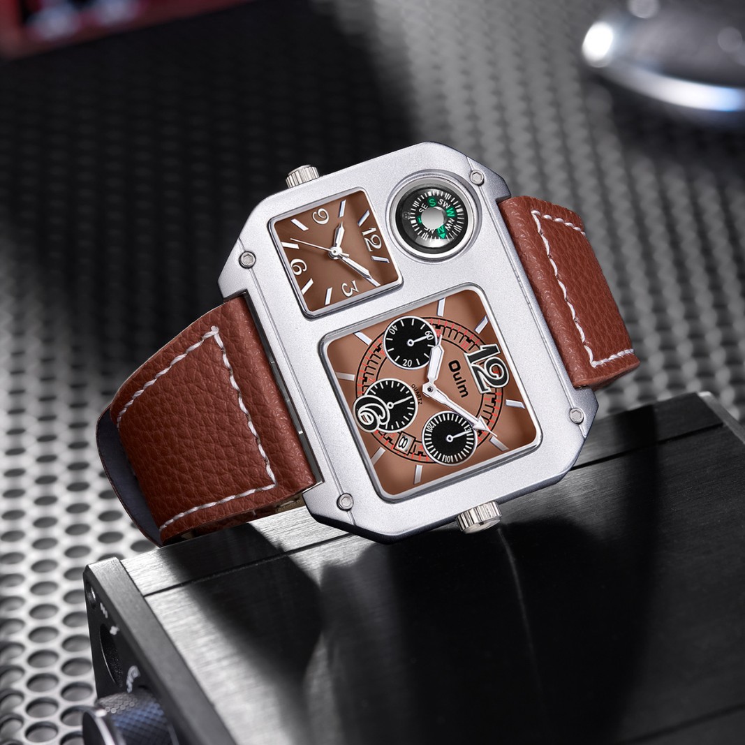 Relógio Masculino Quadrado, Re - Compass Watch Luxury avaliação e preço