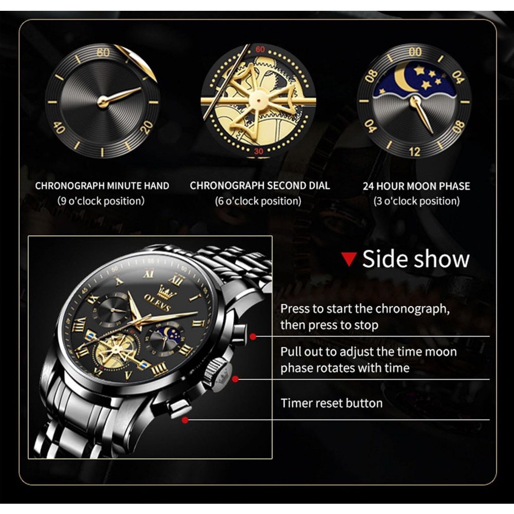 Relógio Analógico de Quartzo d - Compass Watch Luxury avaliação e preço