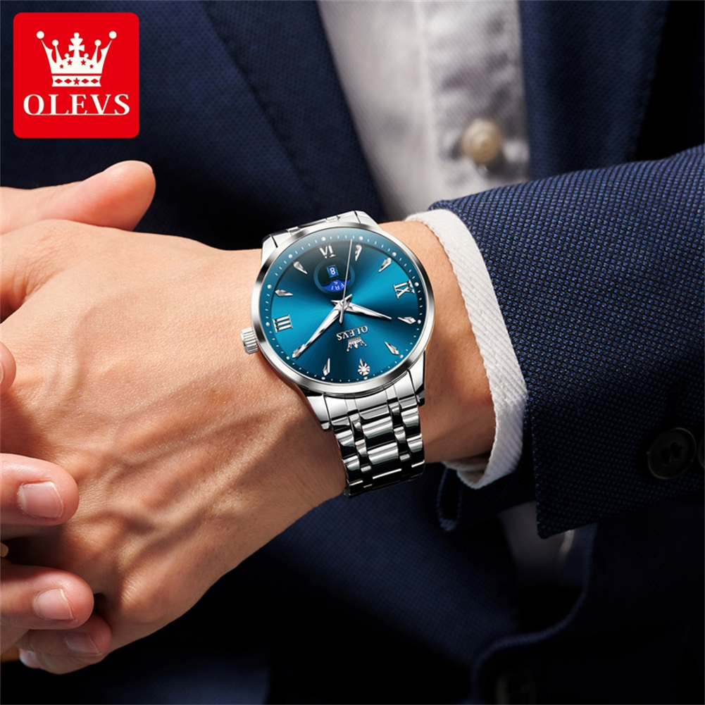 Olevs fase da lua relógios mas - Luxury Watch Moon Phase avaliação e preço