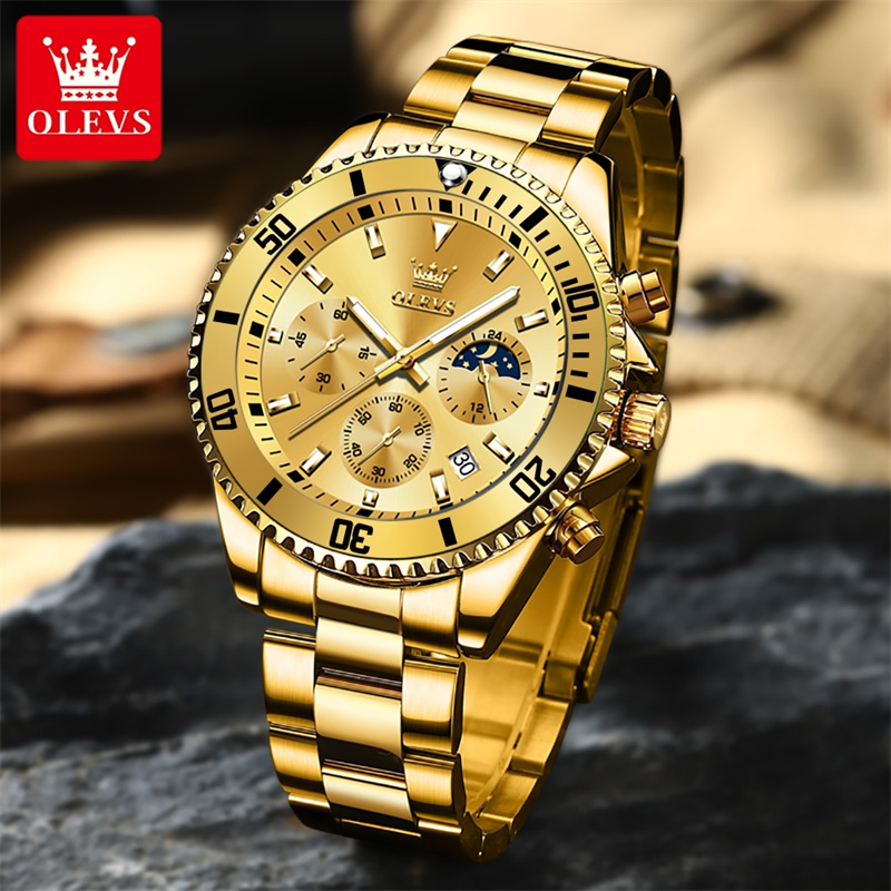 Olevs relógio masculino marca  - Luxury Watch Magazine avaliação e preço
