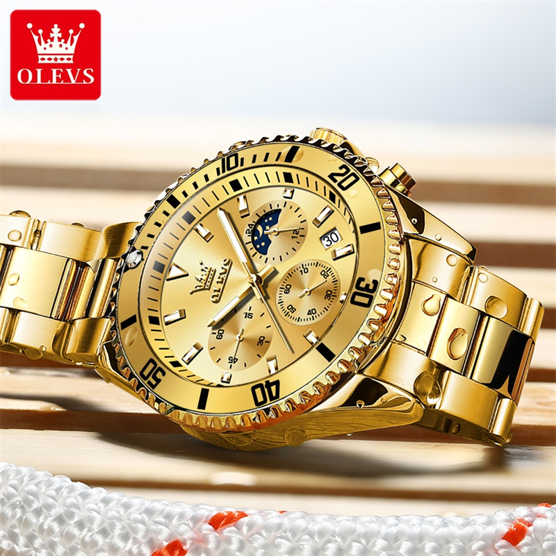 Olevs relógio masculino marca  - Luxury Watch Magazine avaliação e preço