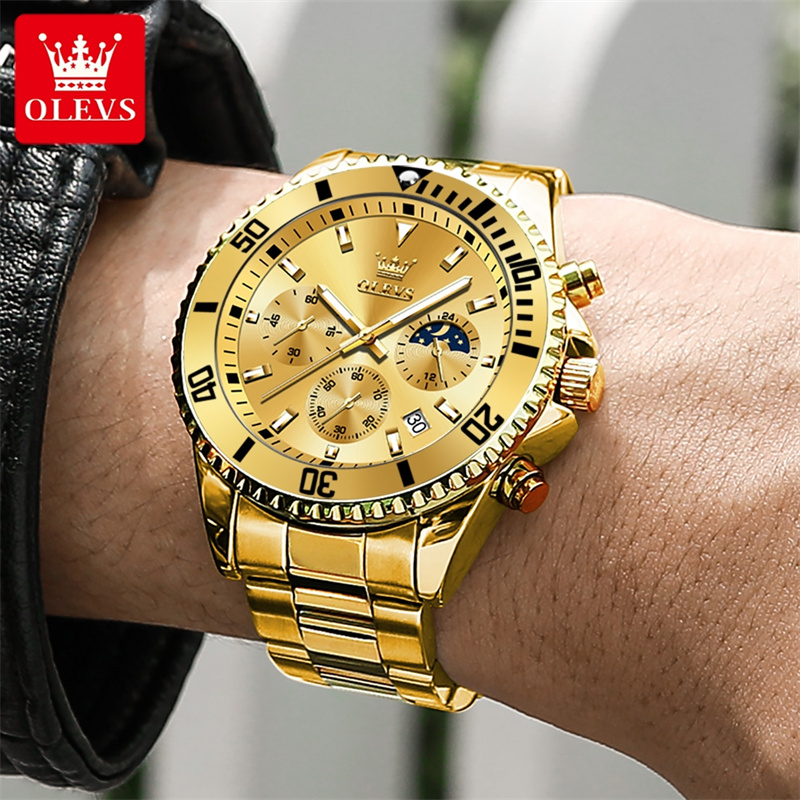 Olevs relógio masculino marca  - Luxury Watch Magazine avaliação e preço