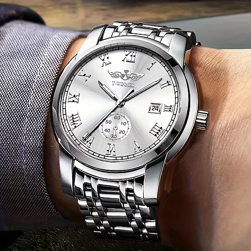 Relógio Mecânico de Alta Quali - Luxury Watch Name Brands avaliação e preço