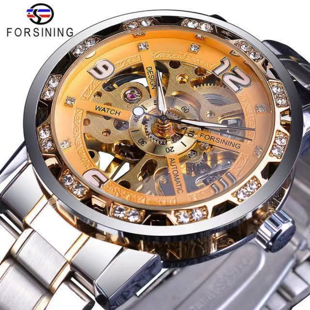 Relógio mecânico masculino de  - Luxury Watch Name Brands avaliação e preço
