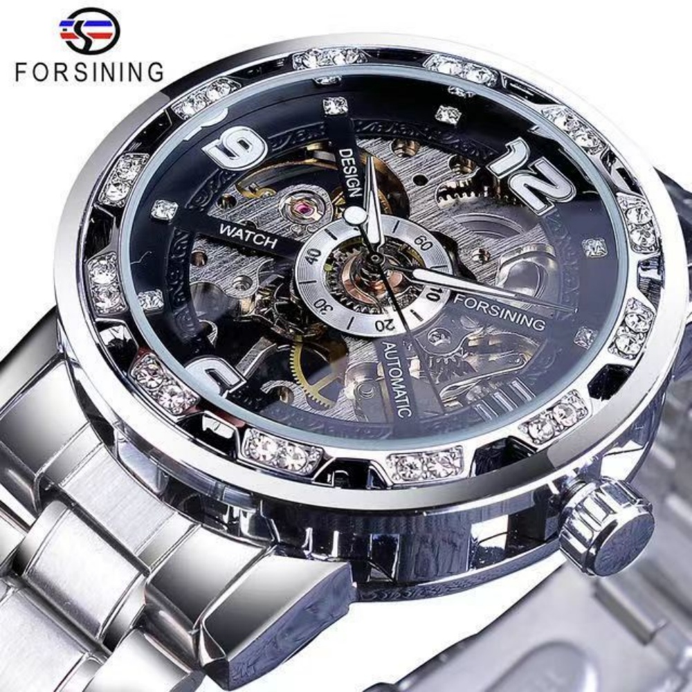 Relógio mecânico masculino de  - Luxury Watch Name Brands avaliação e preço