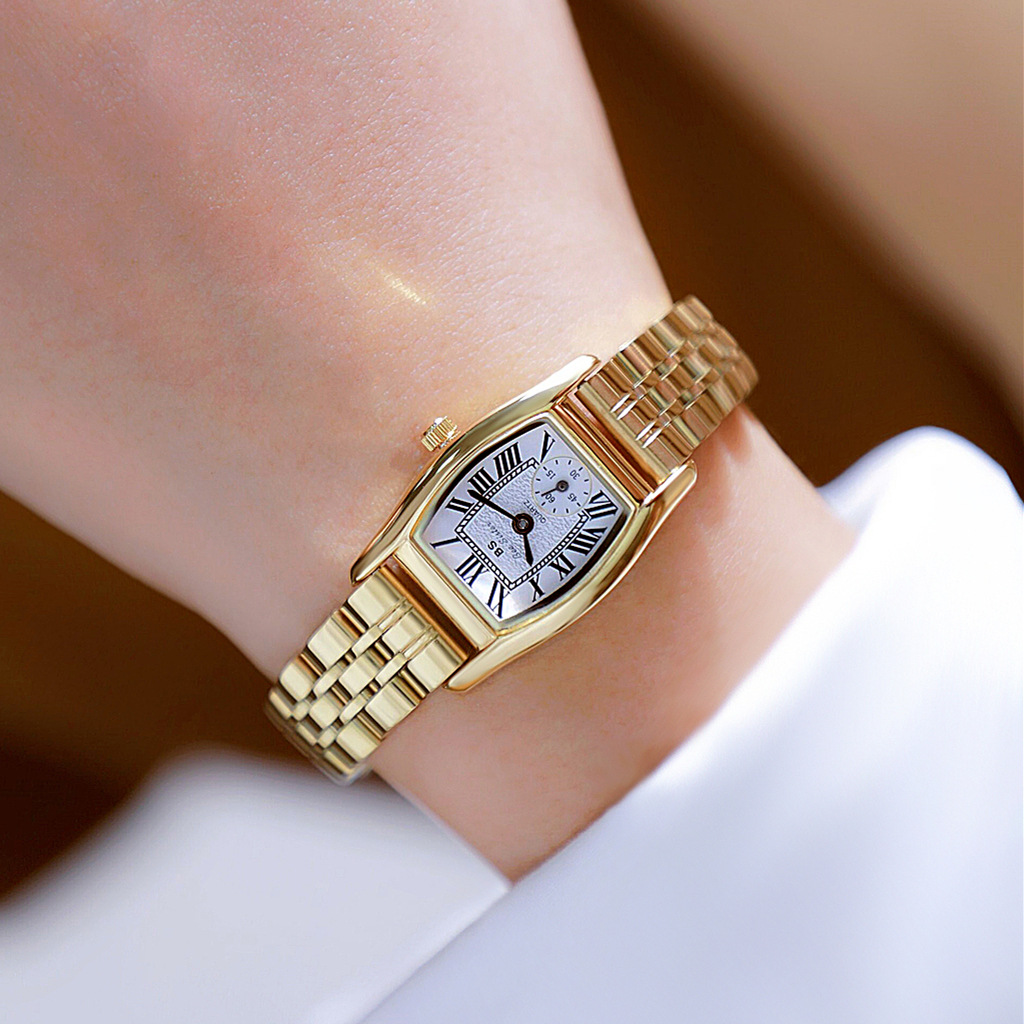 Relógio Feminino BS Estilo Ret - Luxury Watch With Leather Strap avaliação e preço
