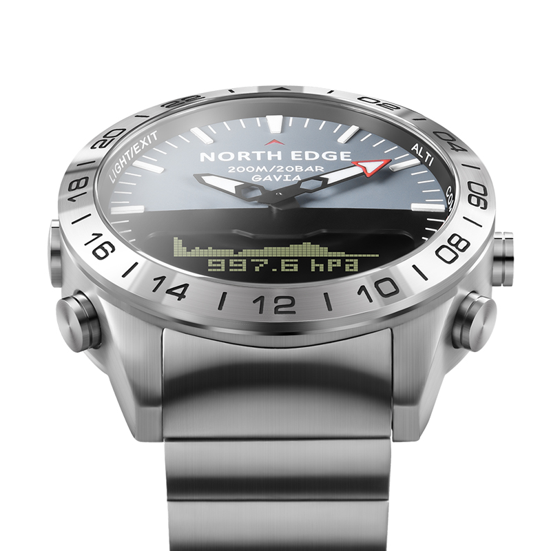 Relógio Digital Esportivo Masc - Compass Watch Luxury avaliação e preço
