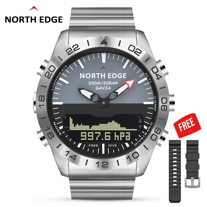 Homens Dive Sports Digital rel - Compass Watch Luxury avaliação e preço