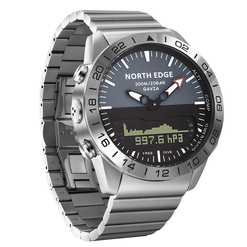 Homens Dive Sports Digital rel - Compass Watch Luxury avaliação e preço