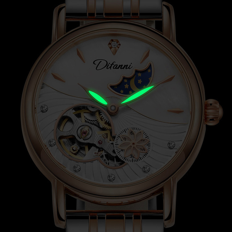 Relógios mecânicos automáticos - Luxury Watch Moon Phase avaliação e preço