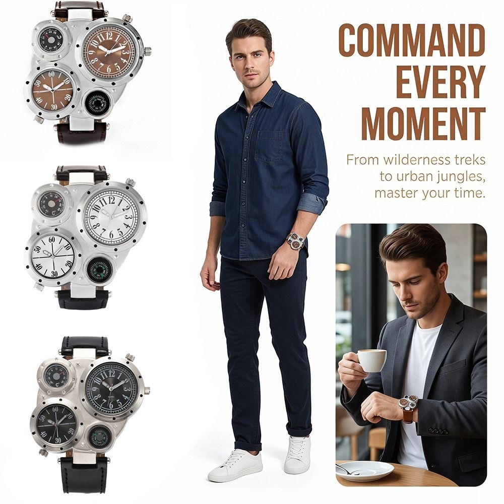 Relógio Masculino de Luxo com  - Compass Watch Luxury avaliação e preço