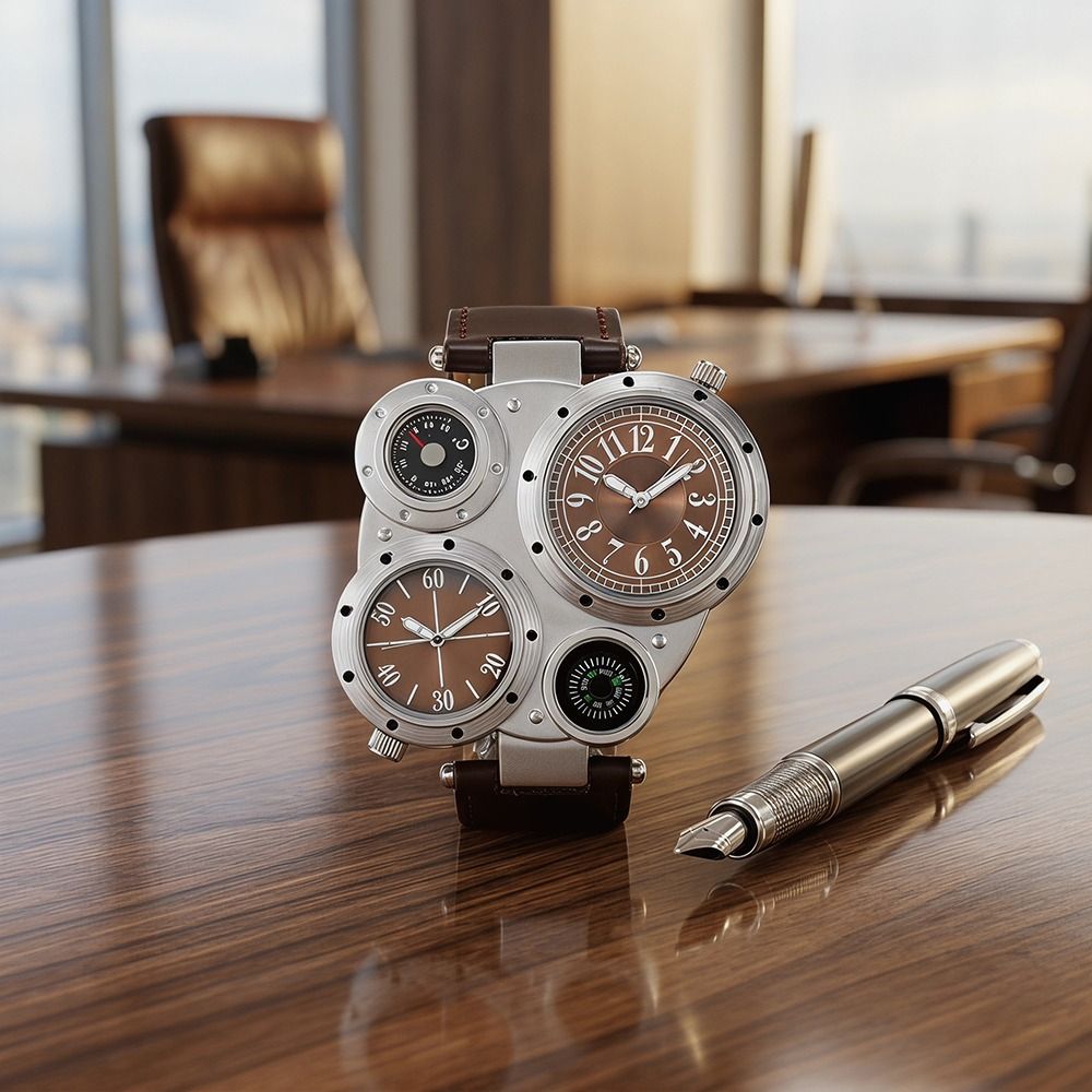 Relógio Masculino de Luxo com  - Compass Watch Luxury avaliação e preço