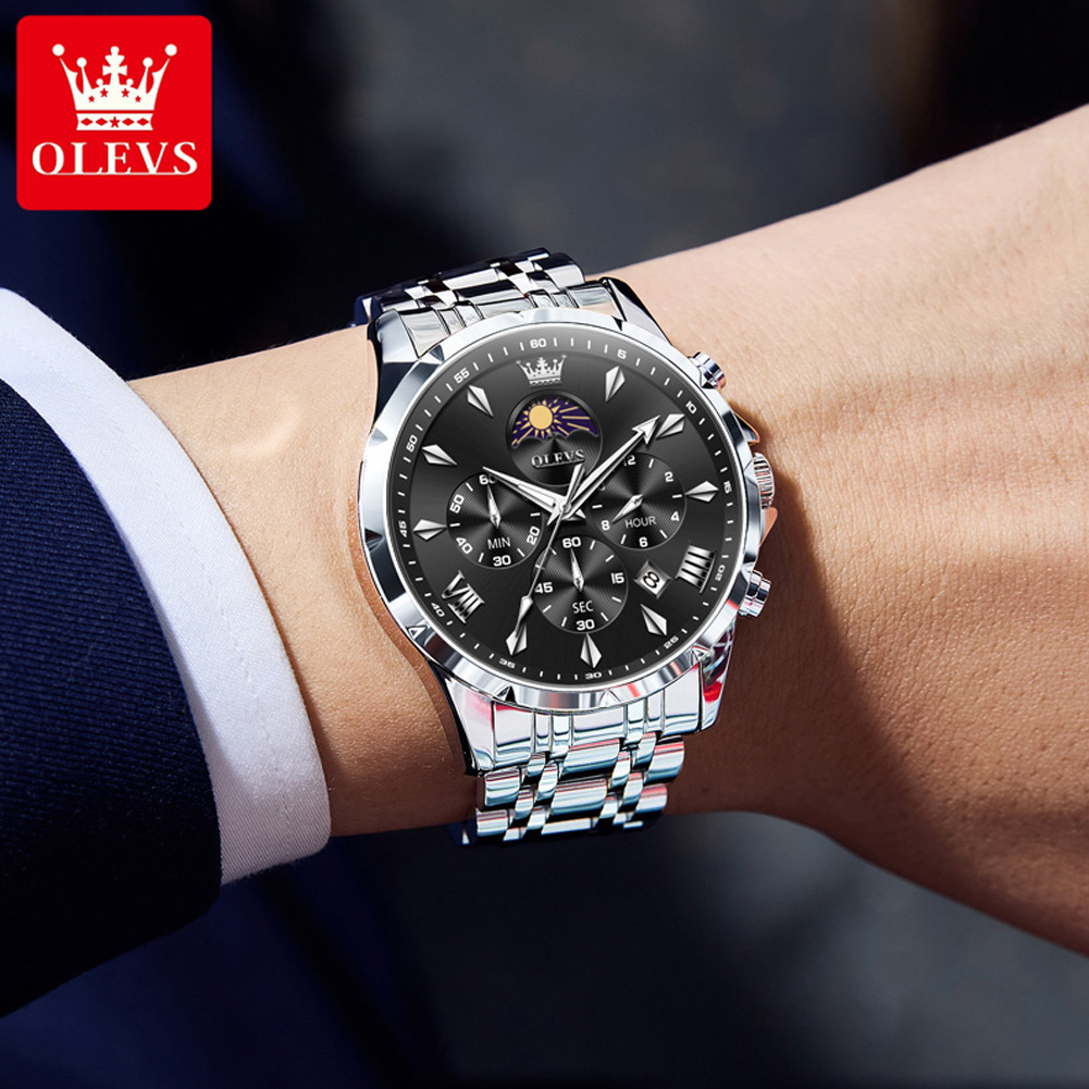 Olevs 3653 marca fase da lua c - Luxury Watch Magazine avaliação e preço
