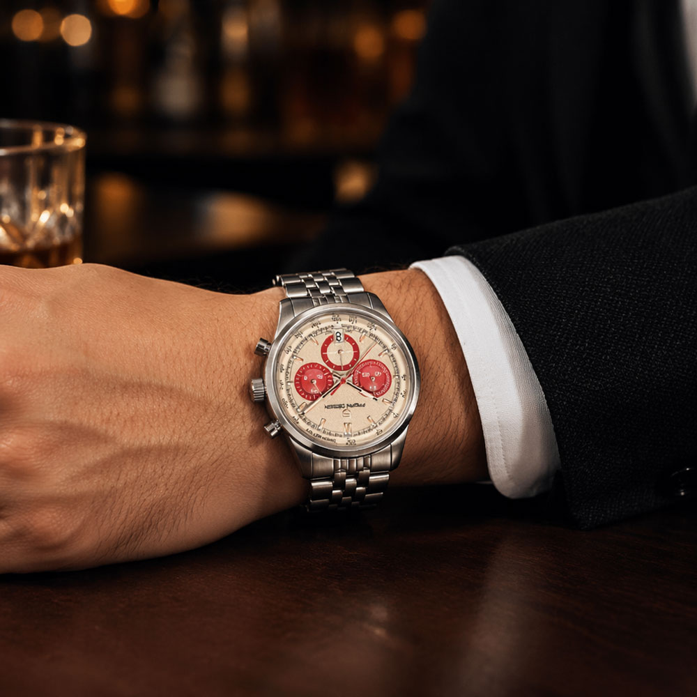 Relógio Masculino de Luxo PAGA - Luxury Watch And Bracelet avaliação e preço