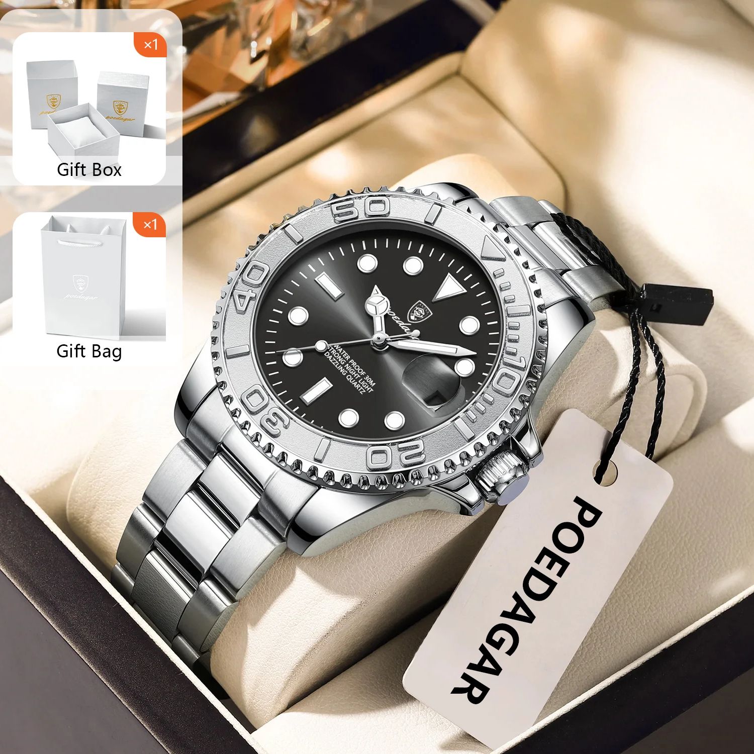 Poedagar na moda esporte homem - Luxury Watch And Bracelet avaliação e preço
