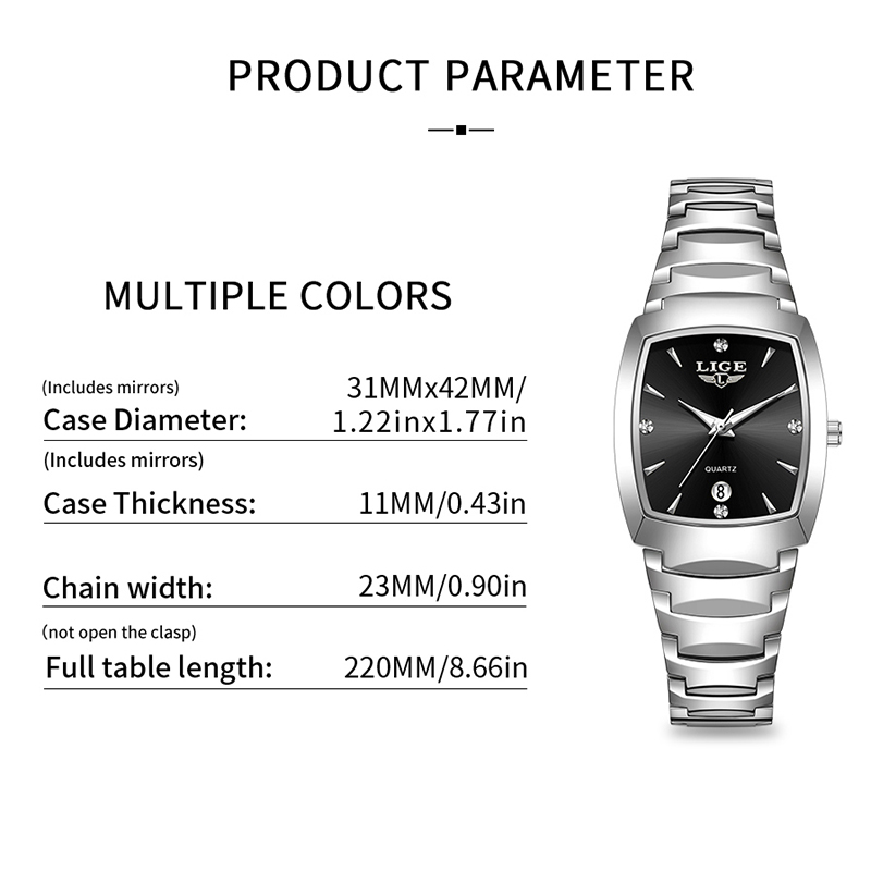 Lige relógio feminino de luxo, - Luxury Watch And Bracelet avaliação e preço