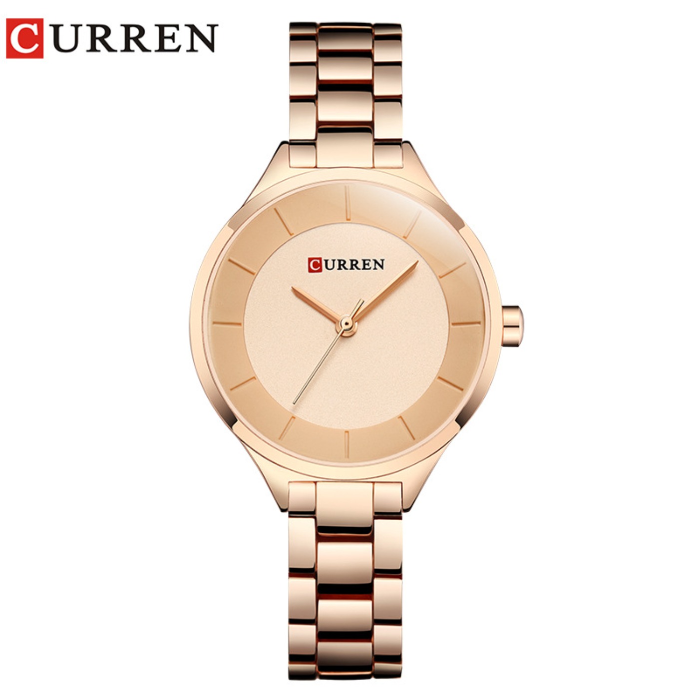 Relógio de Pulso Feminino CURR - Luxury Watch And Bracelet avaliação e preço
