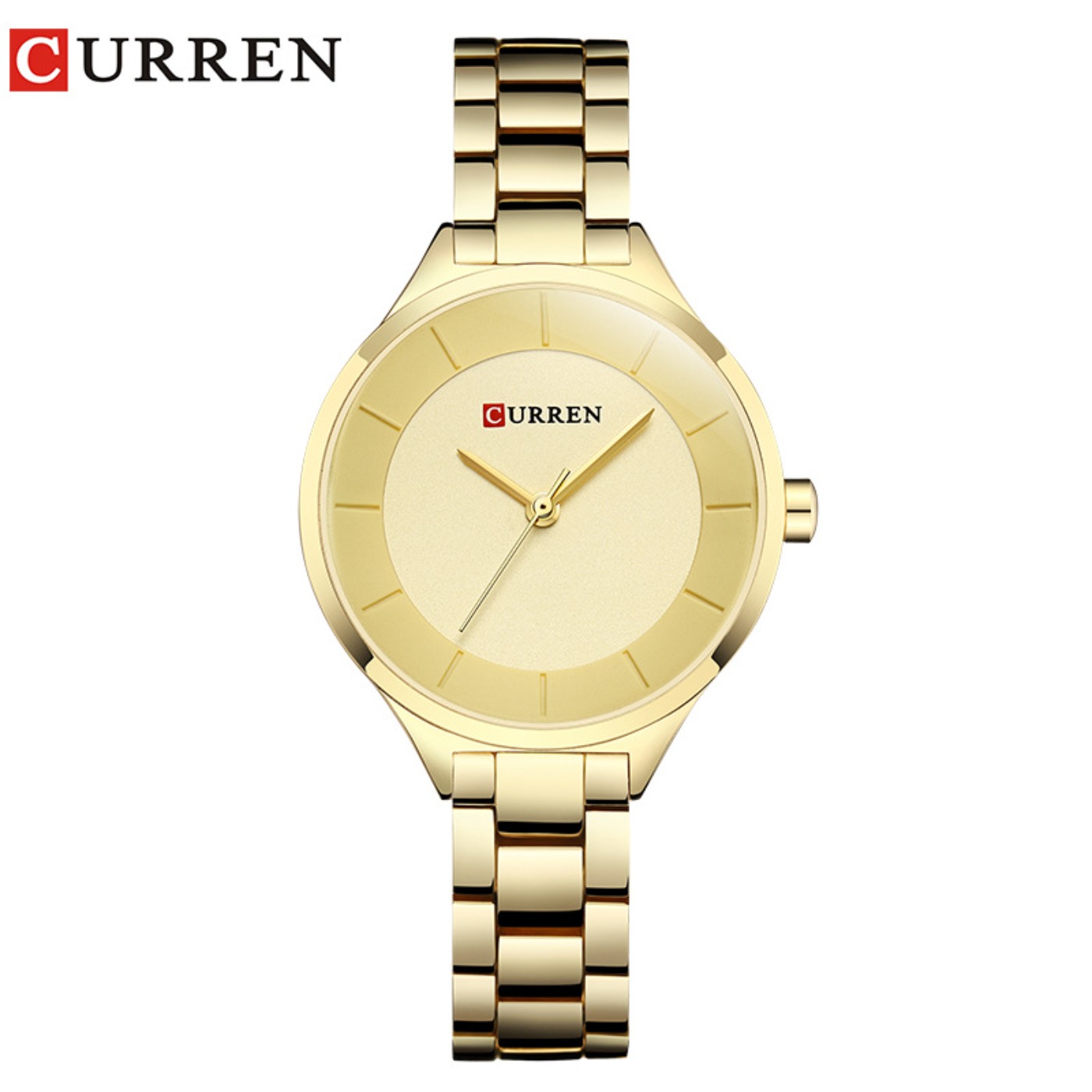 Relógio de Pulso Feminino CURR - Luxury Watch And Bracelet avaliação e preço