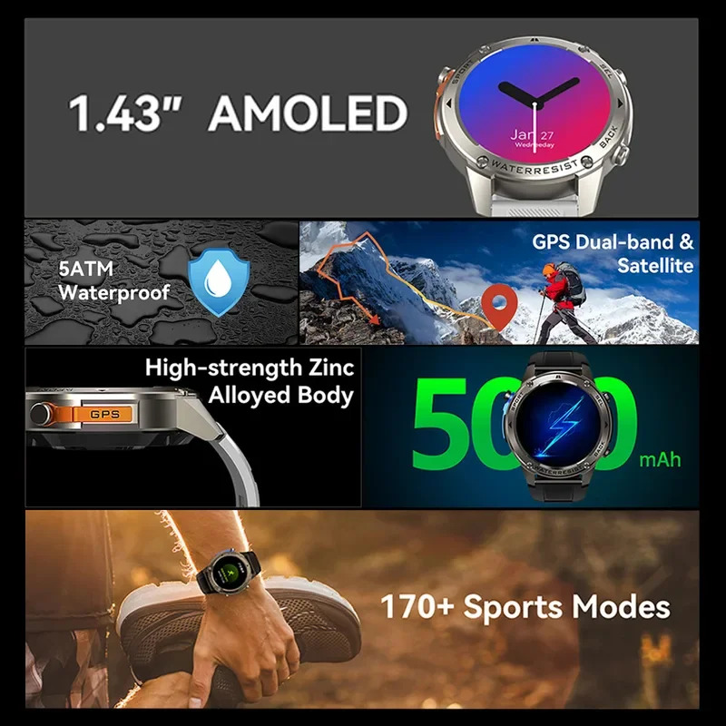 Luxo smartwatches masculino fi - Compass Watch Luxury avaliação e preço