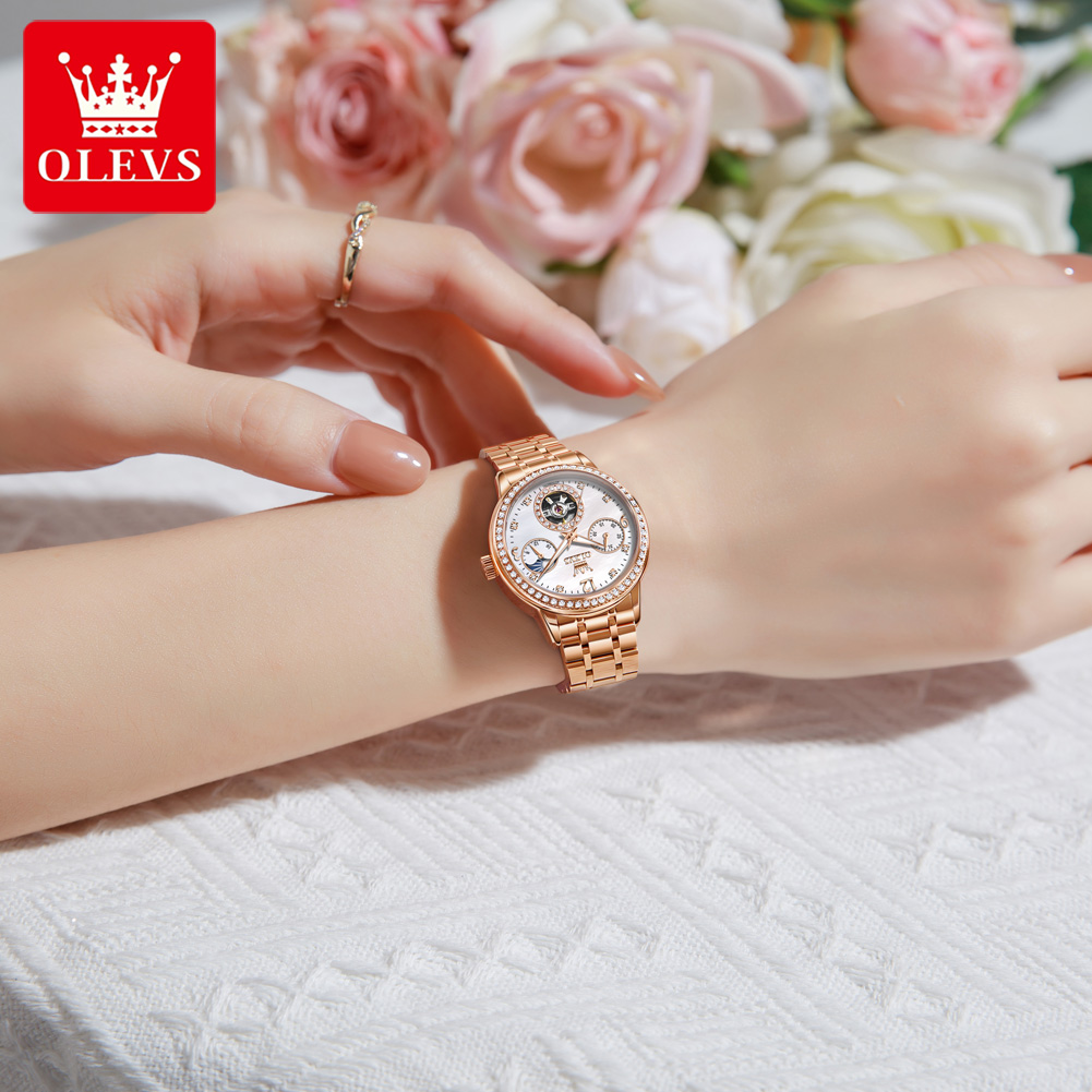 Relógios Femininos OLEVS, Marc - Luxury Watch And Bracelet avaliação e preço