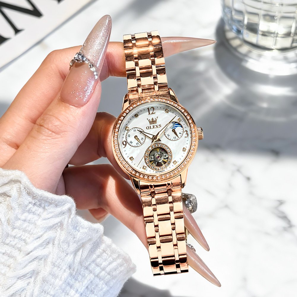 Relógios Femininos OLEVS, Marc - Luxury Watch And Bracelet avaliação e preço