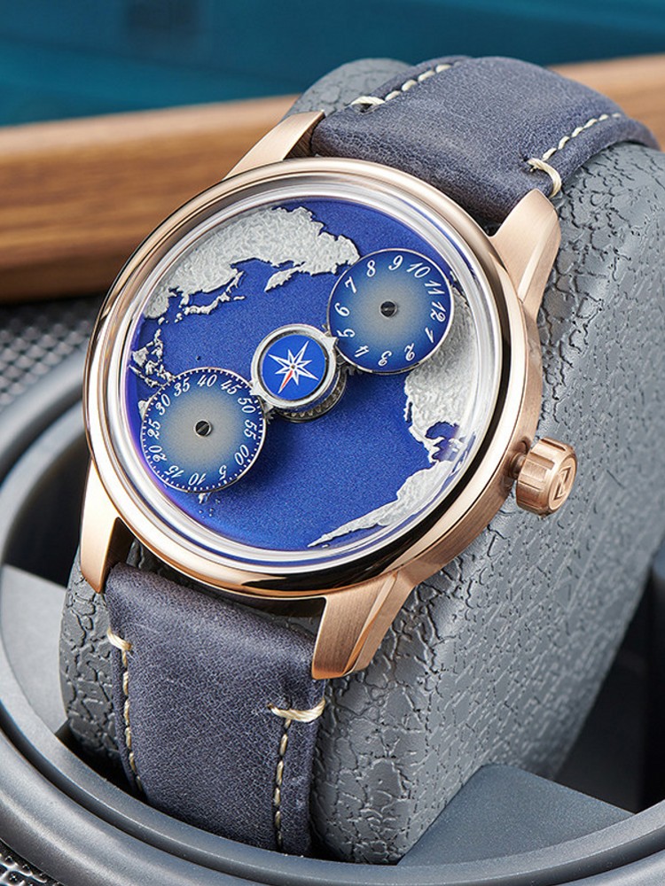 Relógios de Pulso Mecânicos Au - Compass Watch Luxury avaliação e preço