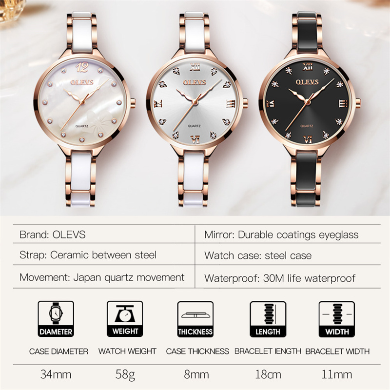 Olevs nova moda feminina relóg - Luxury Watch Life avaliação e preço