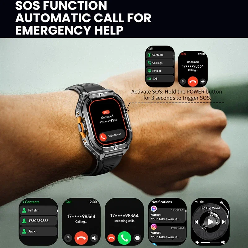 Smartwatch de Luxo AMOLED com  - Compass Watch Luxury avaliação e preço