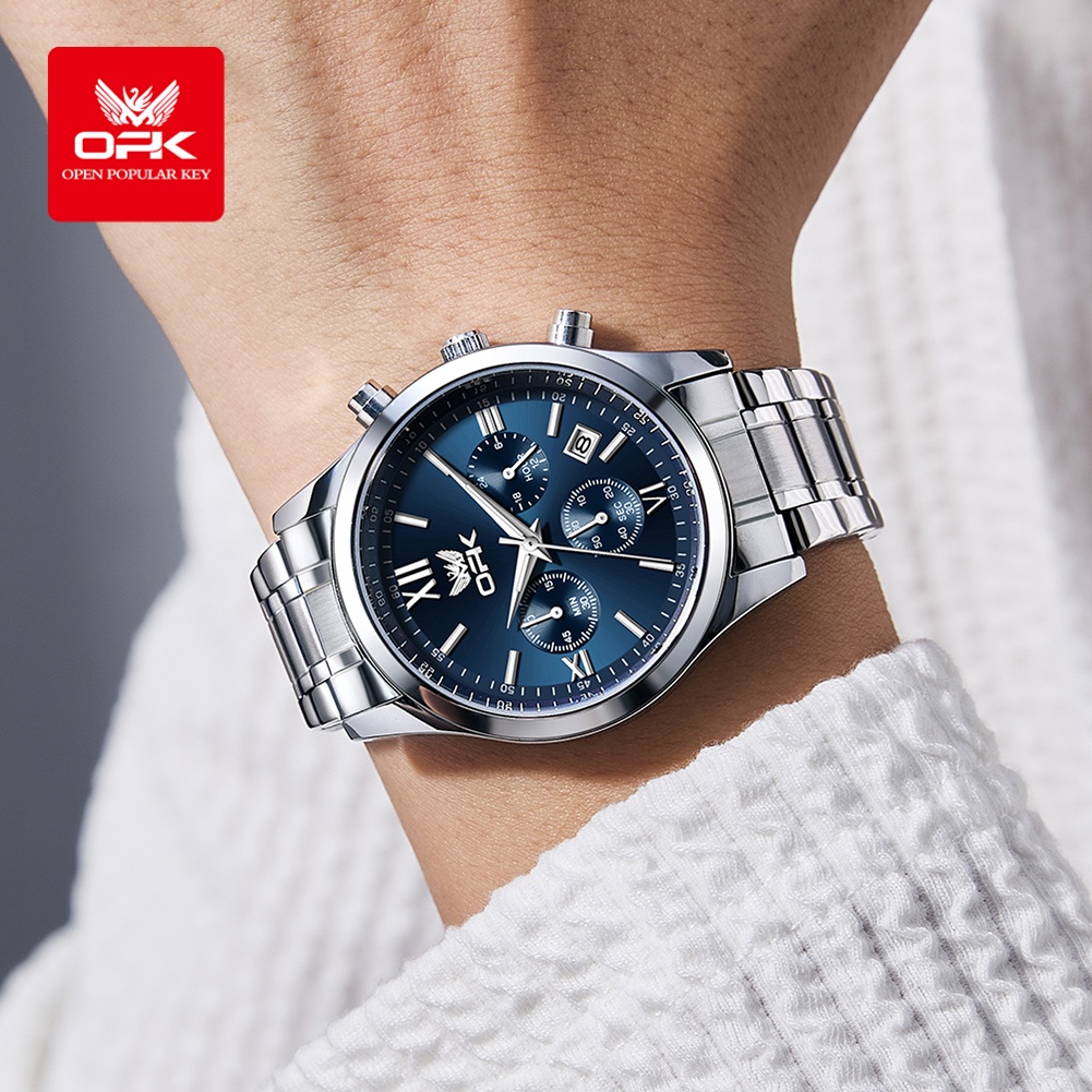 OPK 6052 Relógio Masculino Dat - Luxury Watch Life avaliação e preço