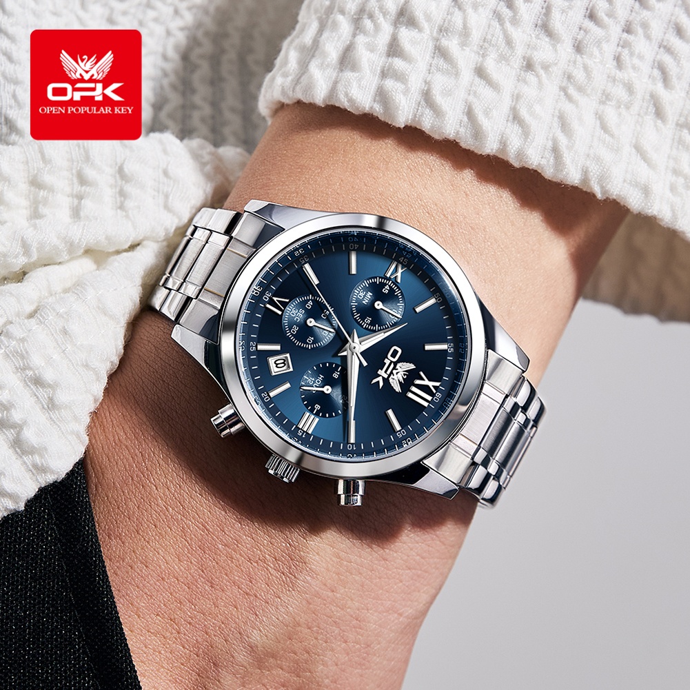 OPK 6052 Relógio Masculino Dat - Luxury Watch Life avaliação e preço