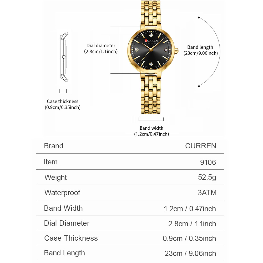 Relógio de pulso feminino mini - Luxury Watch Apple avaliação e preço