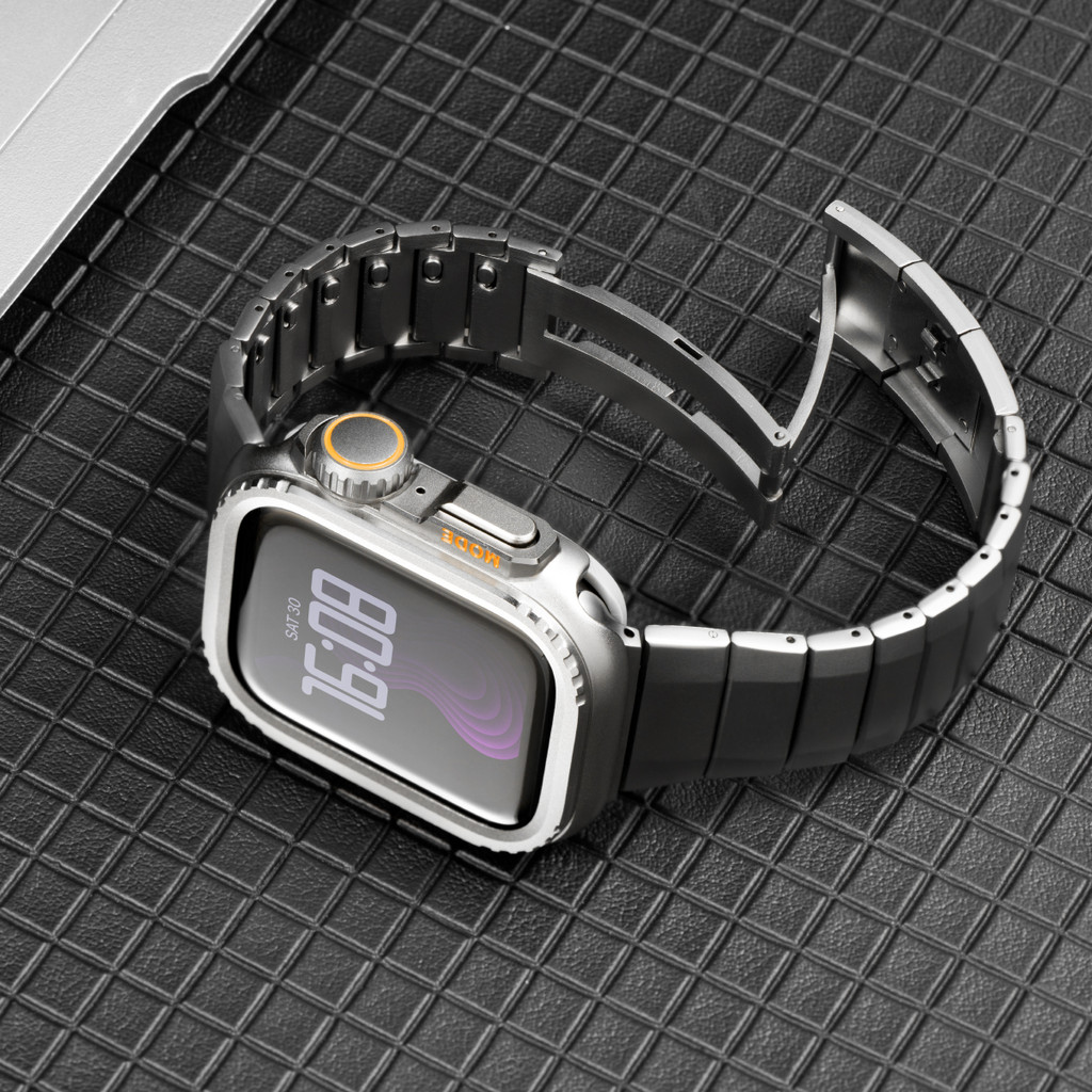 Caixa de aço inoxidável luxuos - Luxury Watch Apple avaliação e preço
