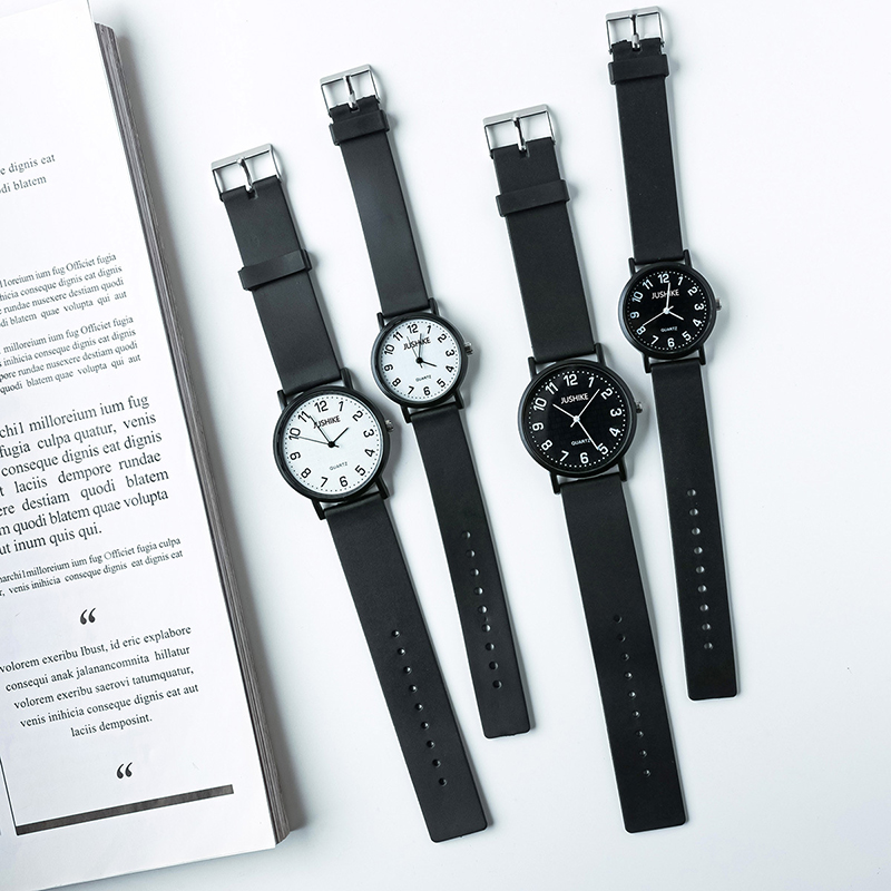 Simples relógio preto relógios - Luxury Watch With Leather Strap avaliação e preço