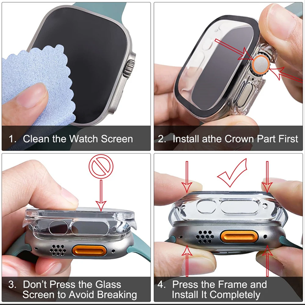 Vidro + capa para apple watch  - Luxury Watch Apple avaliação e preço