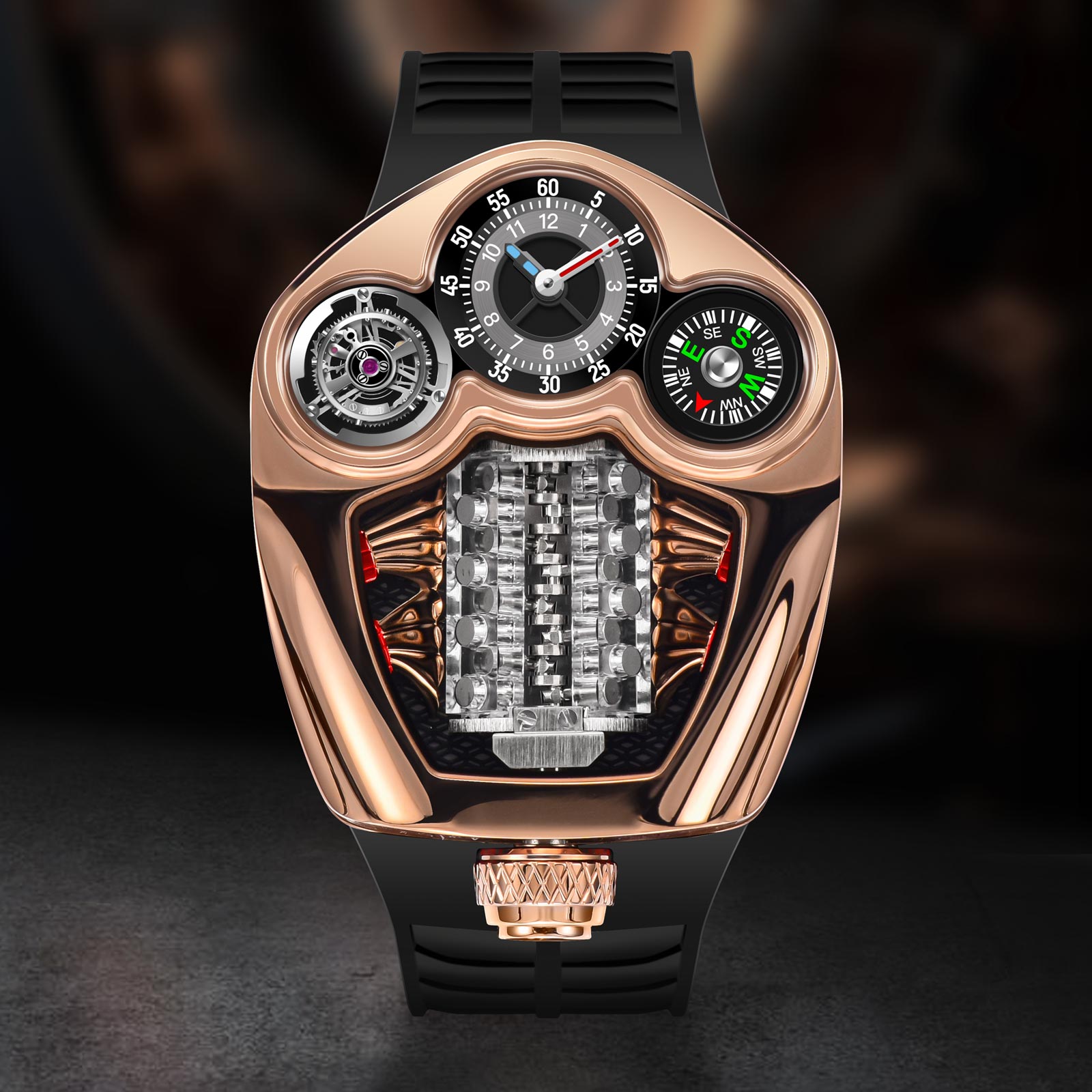 Relógio de quartzo PINDU Desig - Compass Watch Luxury avaliação e preço